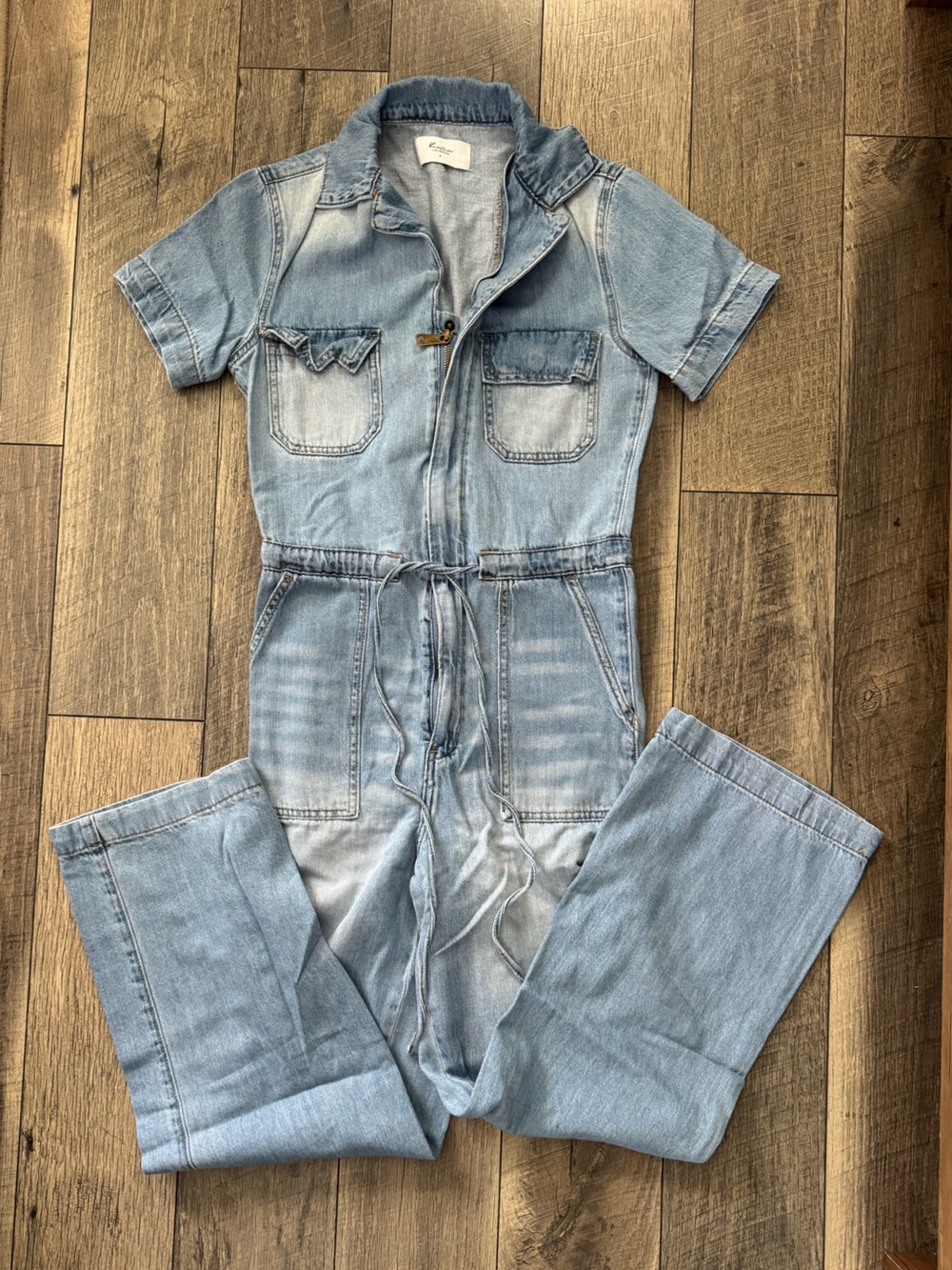 KanCan Light Blue Denim Jumpsuit